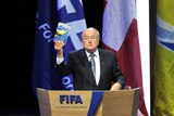 Hacked ... FIFA president Sepp Blatter.