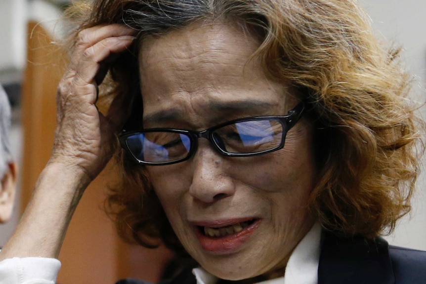 Junko Ishido, mother of Japanese journalist Kenji Goto