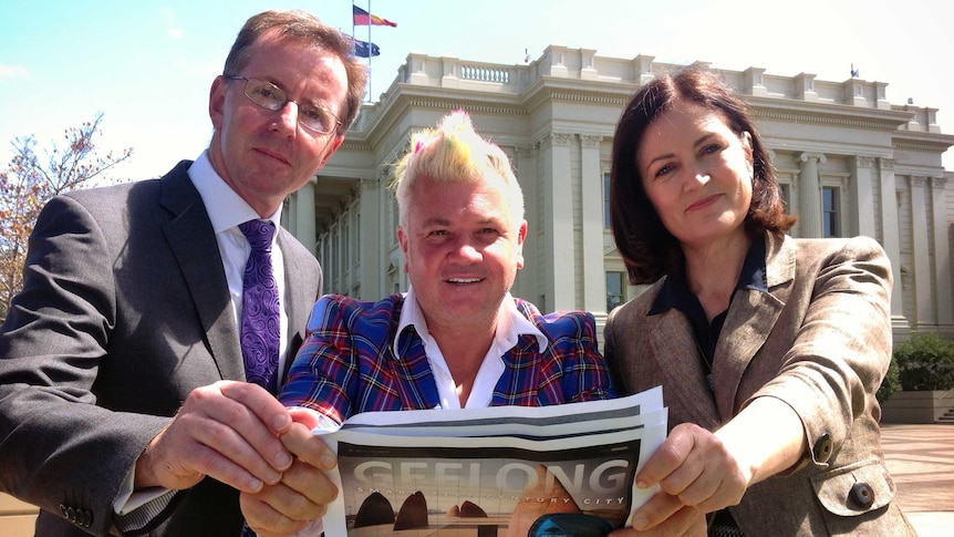 Matthew Jones, Darryn Lyons and Sarah Henderson