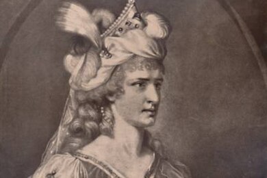 The original "scorned woman": Welsh actress Sarah Siddons as the lead in the 17th century tragedy The Mourning Bride.
