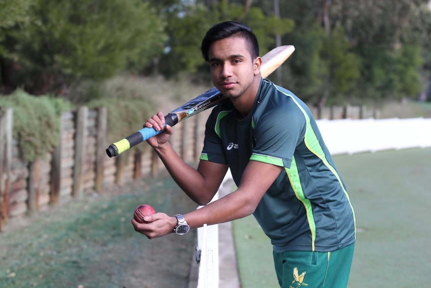 Cricket player Arjun Nair