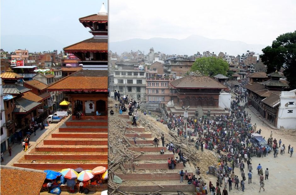 Nepal Earthquake: Before And After Photos - ABC News