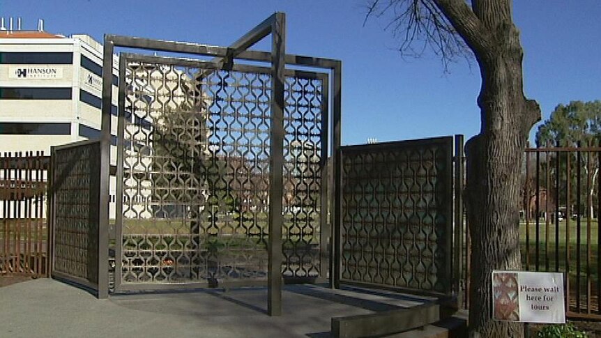 The Gingko Gate is a new addition at the Adelaide Botanic Gardens
