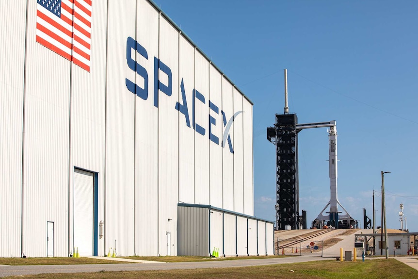 SpaceX hangar at Kennedy Space Centre