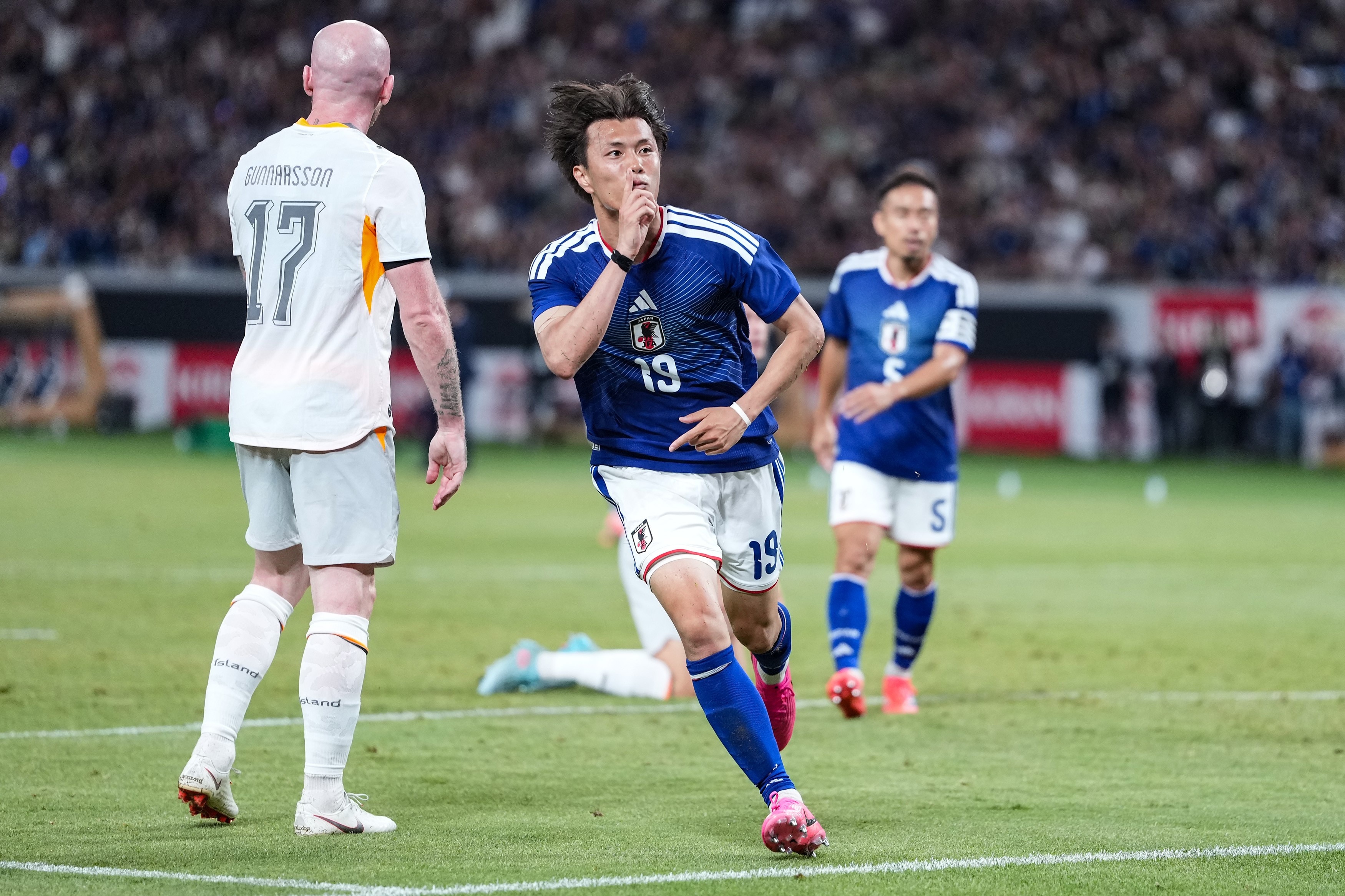 Ogawa Koki celebrates a goal