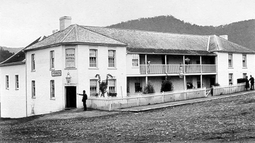 The Bush Inn will celebrate turning 200 years on an unknown date this year. Photograph taken on 1 Jan 1880.