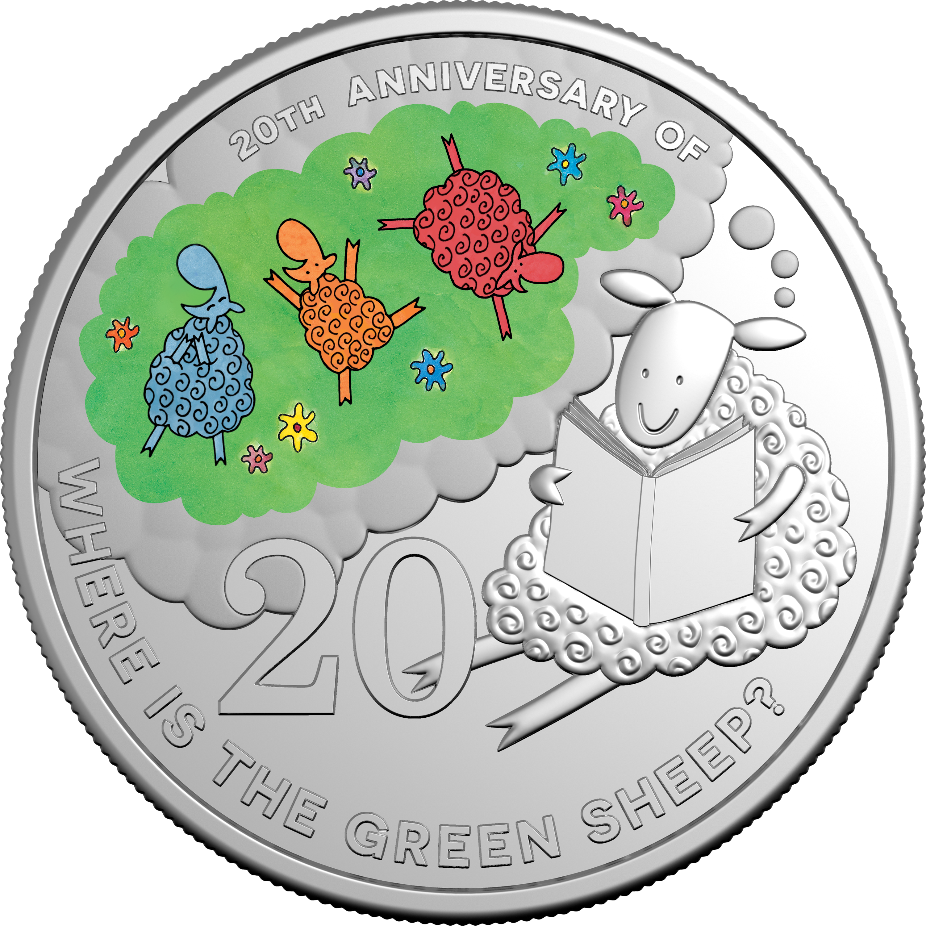 an artists impression of a commemorative coin