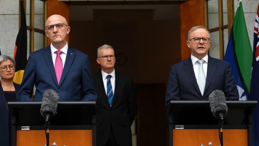 ASIO Director-General Mike Burgess and Prime Minister Anthony Albanese