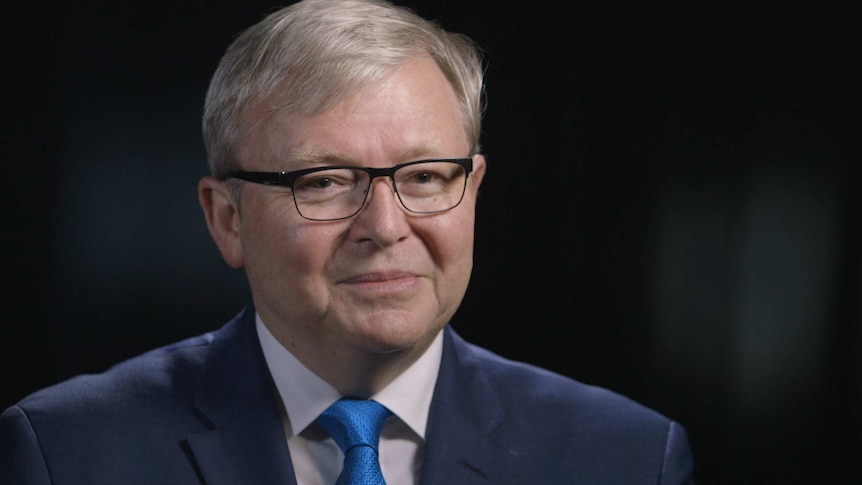 Kevin Rudd speaks to Sarah Ferguson