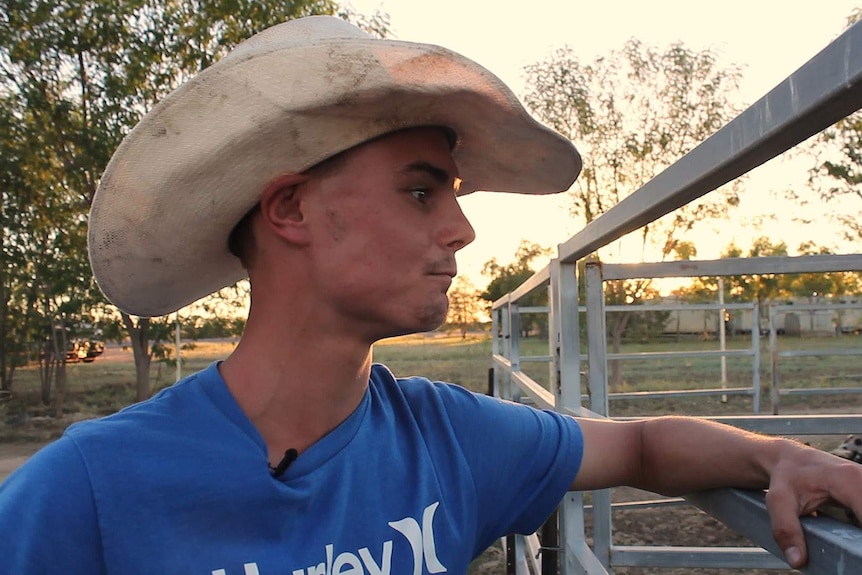 Jay Borghero before the ride