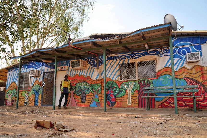 An abandoned youth centre in Looma.