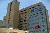 Canberra Hospital, external of building and sign - good generic ACT