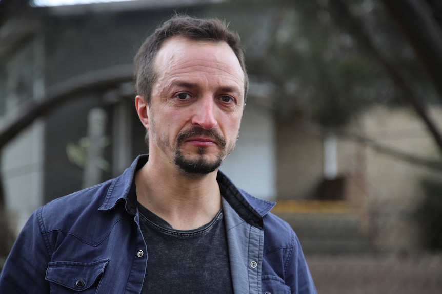 Yarraville resident Peter Camilleri after Footscray inferno