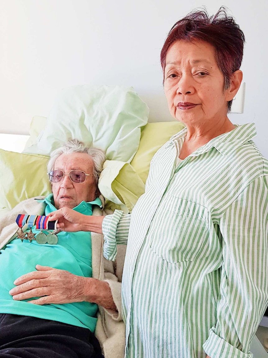 War veteran Louis Smit and his carer Henrietta Jimenez