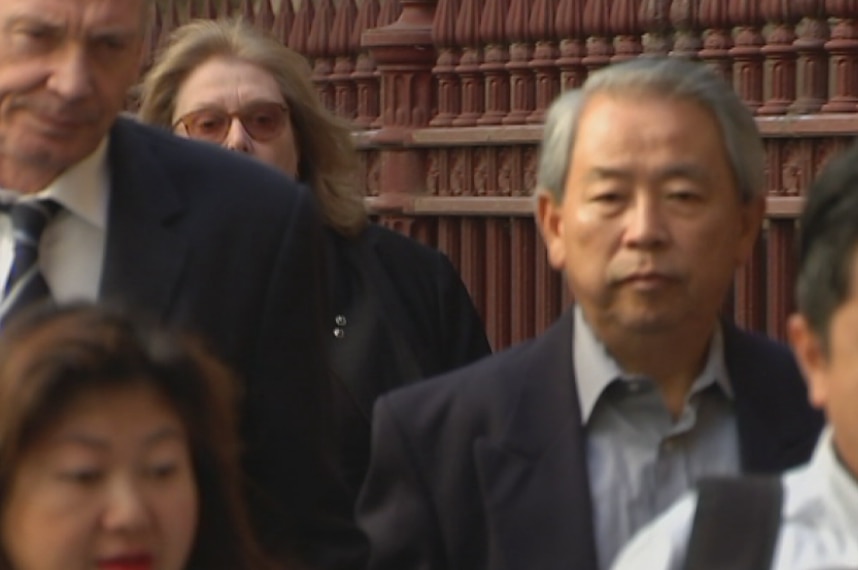 Former Victorian Department of Transport executive Albert Ooi outside the Victorian Supreme Court.