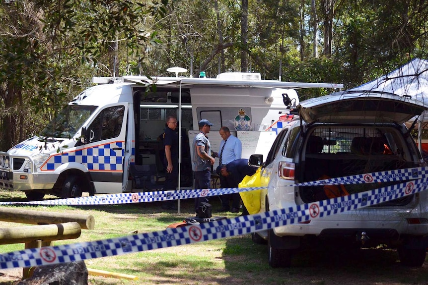 Police search at Deep Water Bend in Bald Hills in Brisbane's north