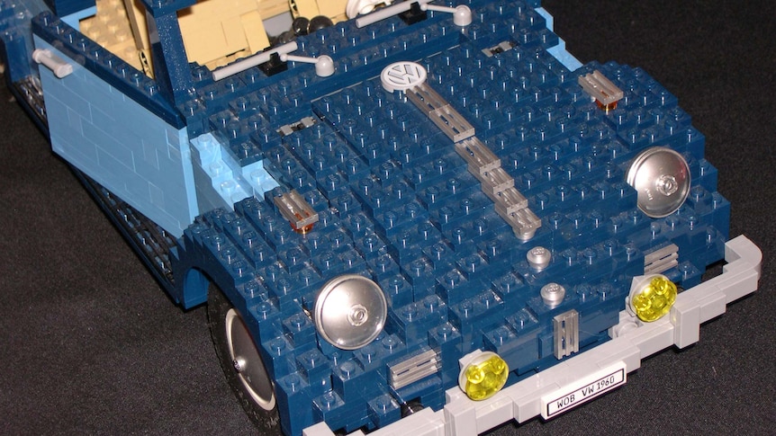 Volkswagen VW made of Lego on display at Brick Expo in Canberra