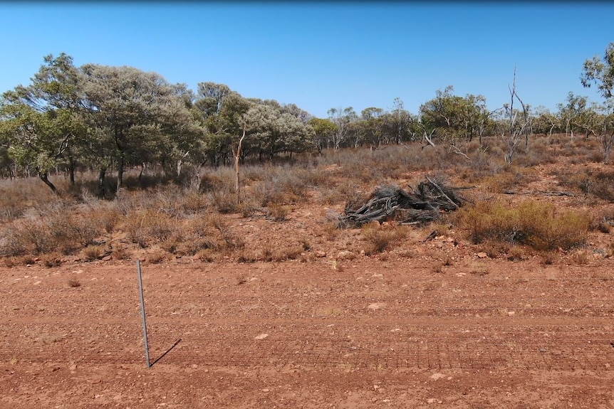 An exclusion fence separates two properties in south west Queensland