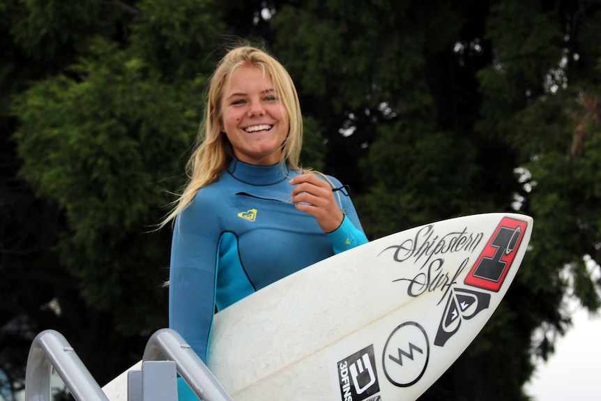 Tasmanian surfer Lizzie Stokely