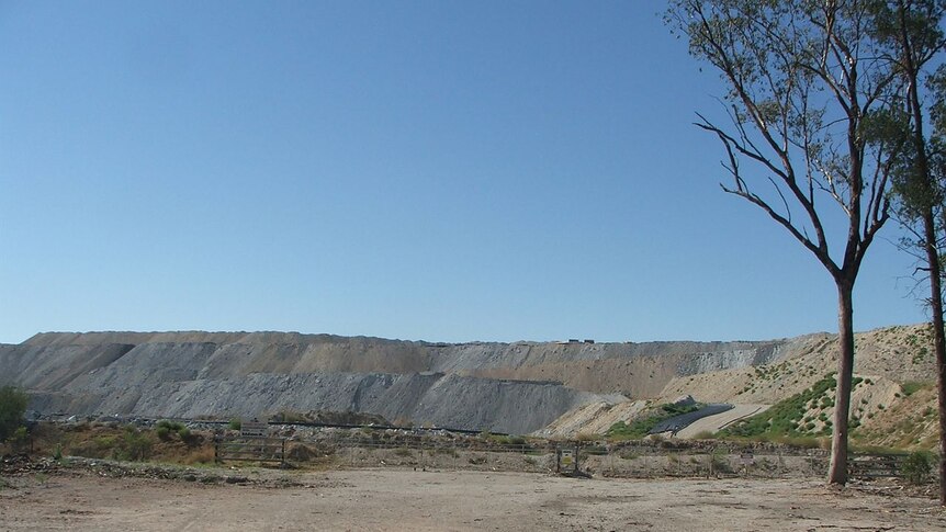 Less than a kilometre from the bush camp is Boggabri Coal Mine