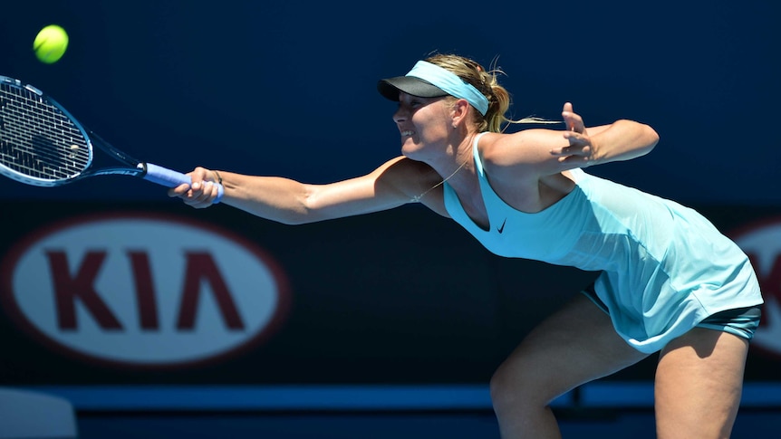 Corporate logos are everywhere at the Australian Open.