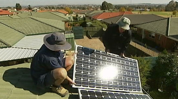 solar panel installation