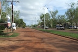 Main street of Wadeye in NT