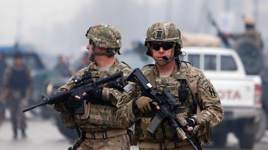 US troops in Afghanistan