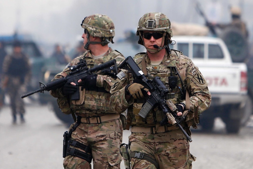 US troops in Afghanistan