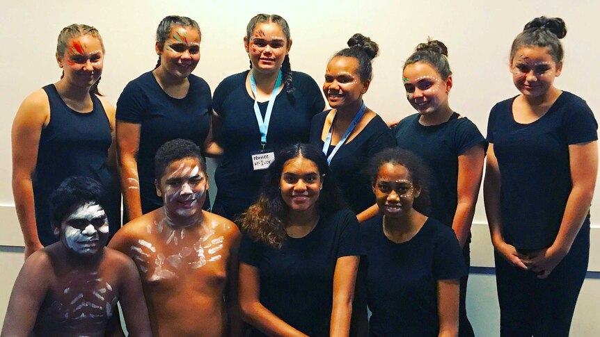 The team of Indigenous high school students who created Feel the Fire