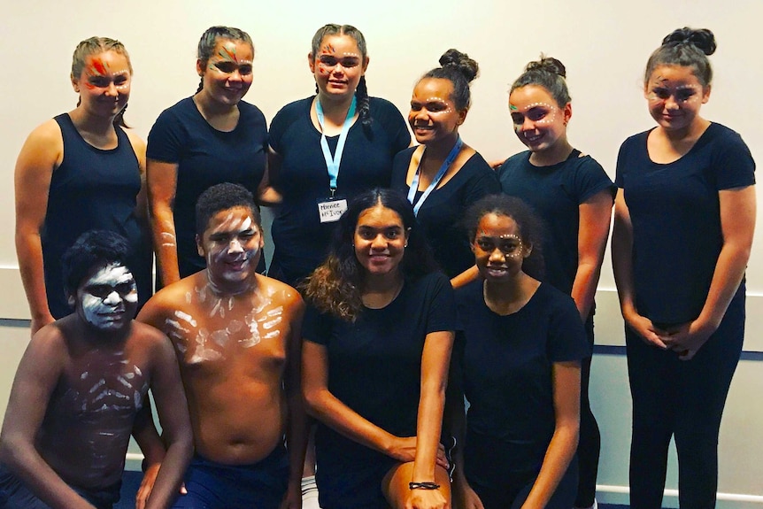 The team of Indigenous high school students who created Feel the Fire
