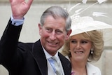 Prince Charles and Camilla at their wedding in April 2005