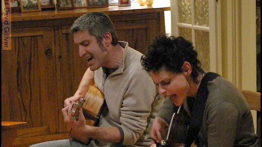 Deborah Conway and Willy Zygier  at house party