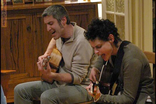 Deborah Conway and Willy Zygier  at house party