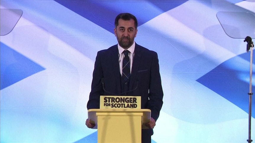 Humza Yousaf wins race to replace Sturgeon as Scotland's next leader