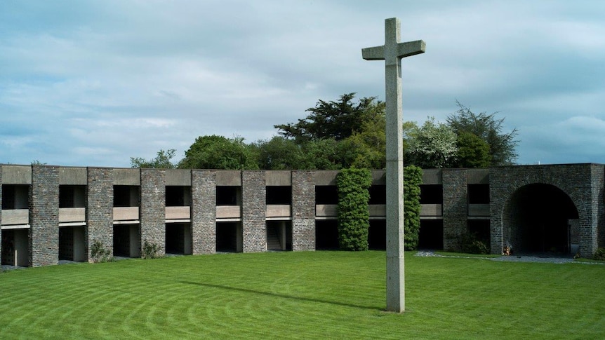 German Wehrmacht graveyard in Normandy.