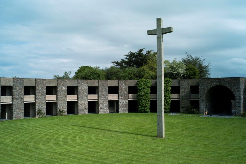 German Wehrmacht graveyard in Normandy.