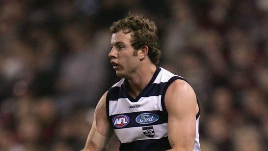 Steve Johnson in action for Geelong