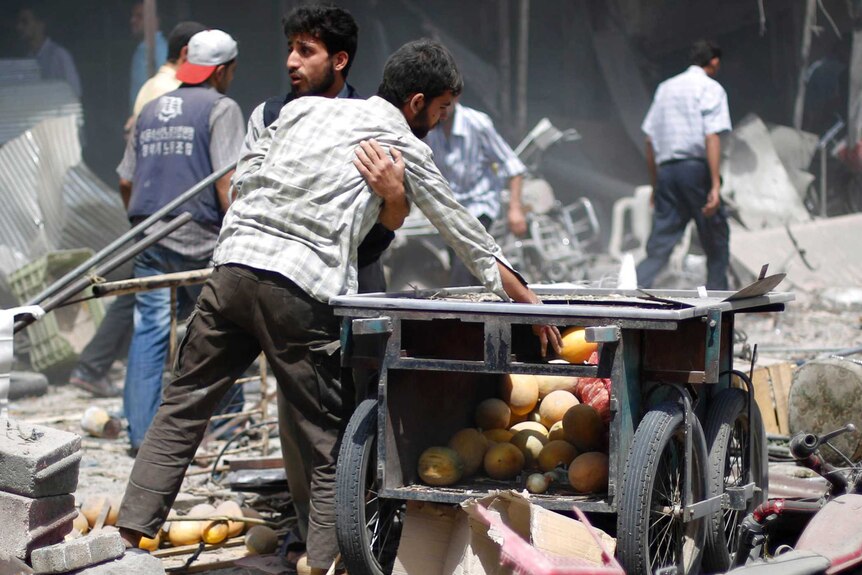 Syria market attack