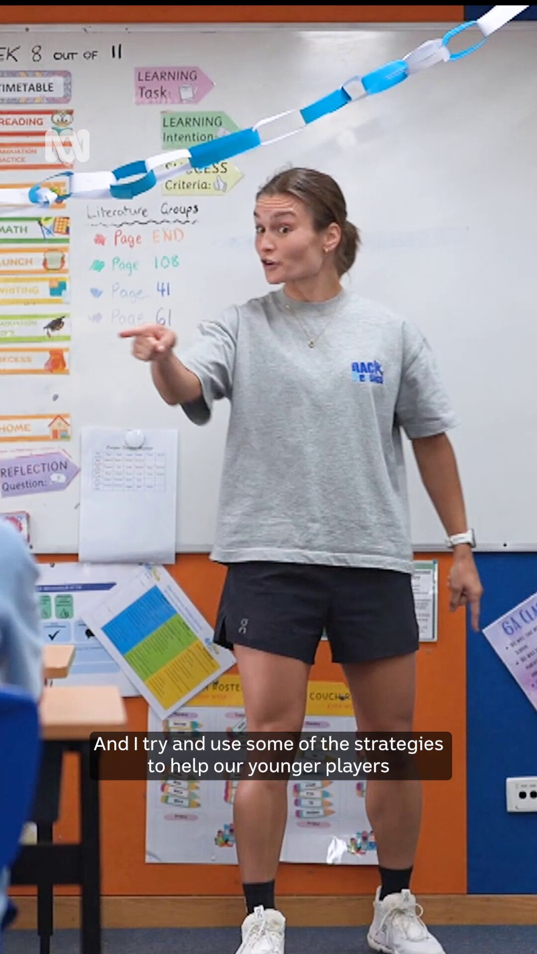 Footy star Ash Riddell is also a primary school teacher in Melbourne's ...