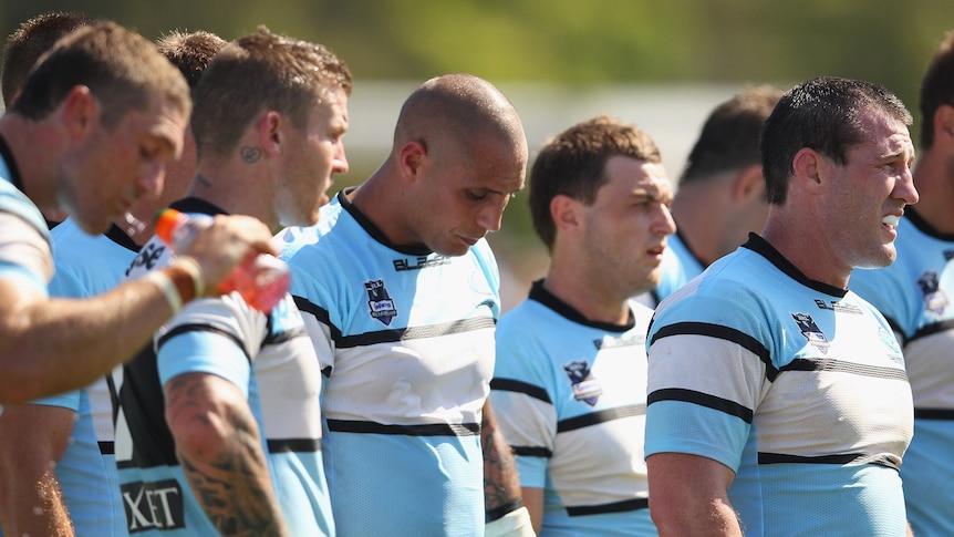 Sharks show their dejection