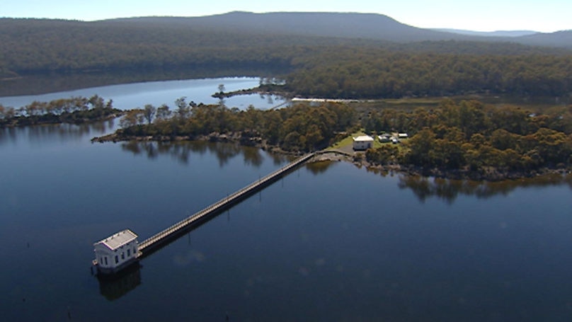 Pumphouse Point, Lake St Clair, Tasmania, which is to become a tourism development.