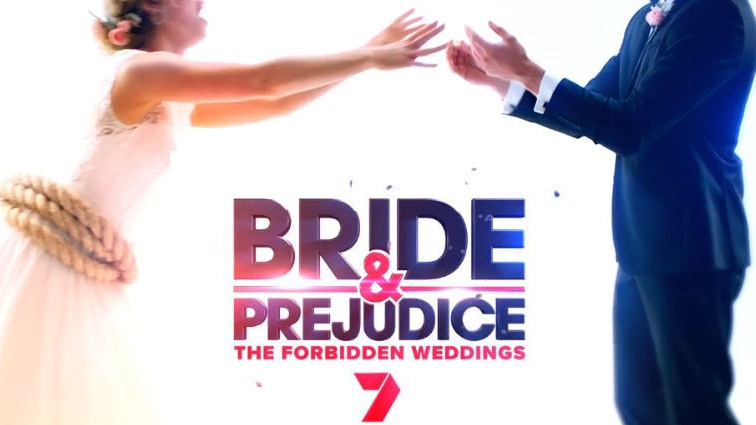 A TV promo featuring a bride being pulled away from her groom by a lasso.