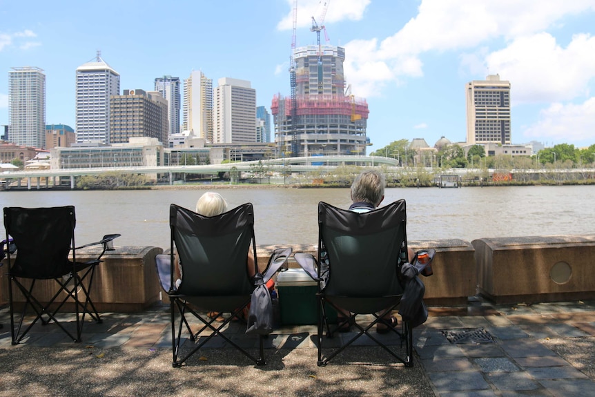 Couple get their spot for Brisbane's NYE fireworks early