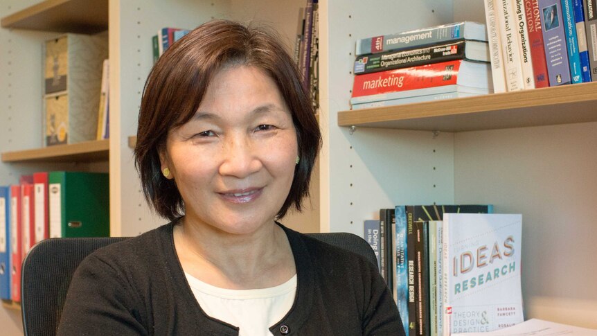 Professor Shuang Liu in her office at the University of Queensland.