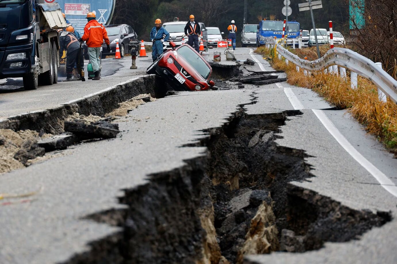 Japan Earthquake Death Toll Rises To 84 As Search For Survivors In ...