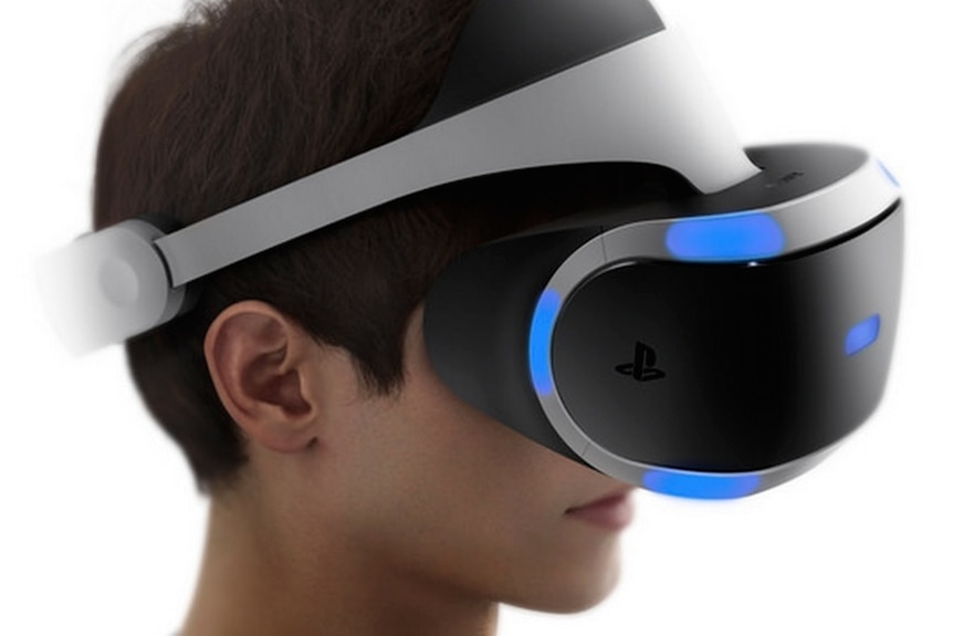The Sony PlayStation VR headset.
