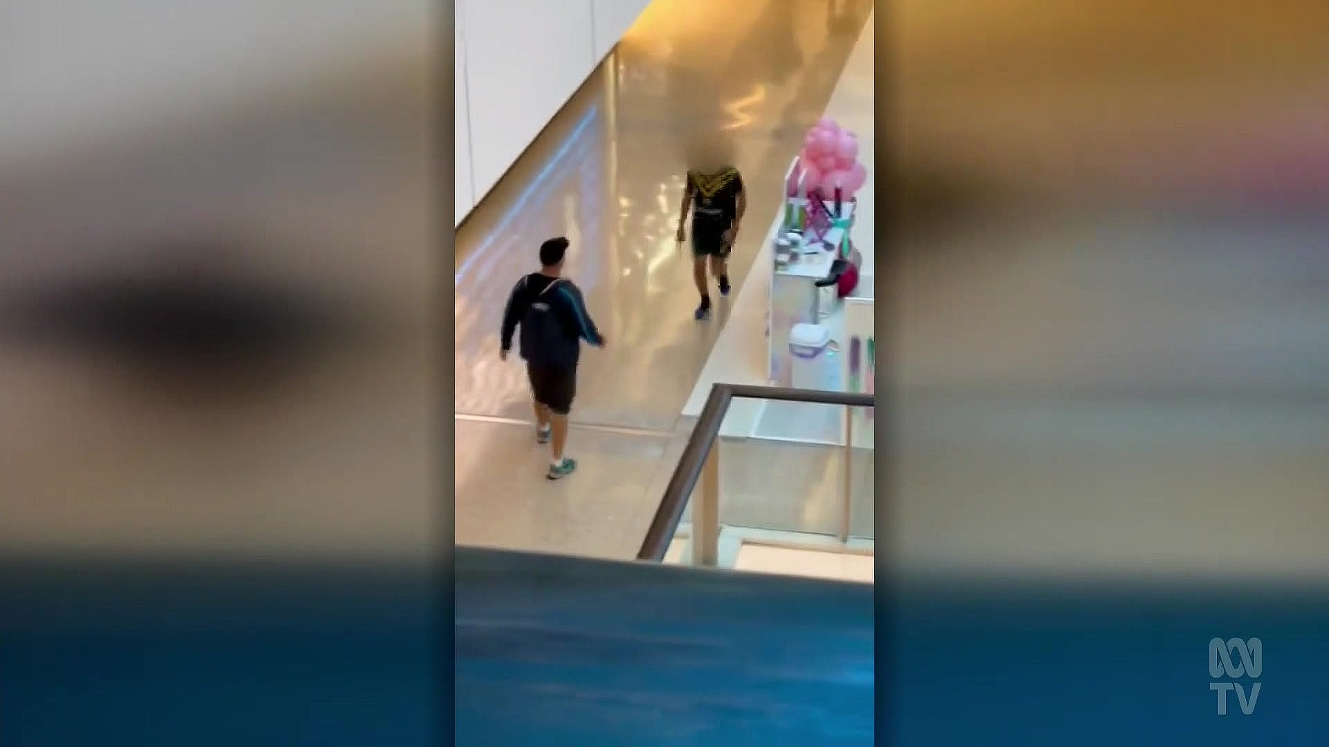 a man carrying a knife inside westfield shopping centre at bondi junction he stabbed six people