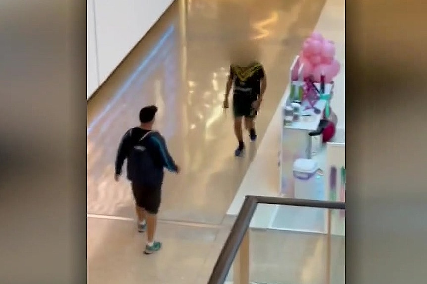 a man carrying a knife inside westfield shopping centre at bondi junction he stabbed six people