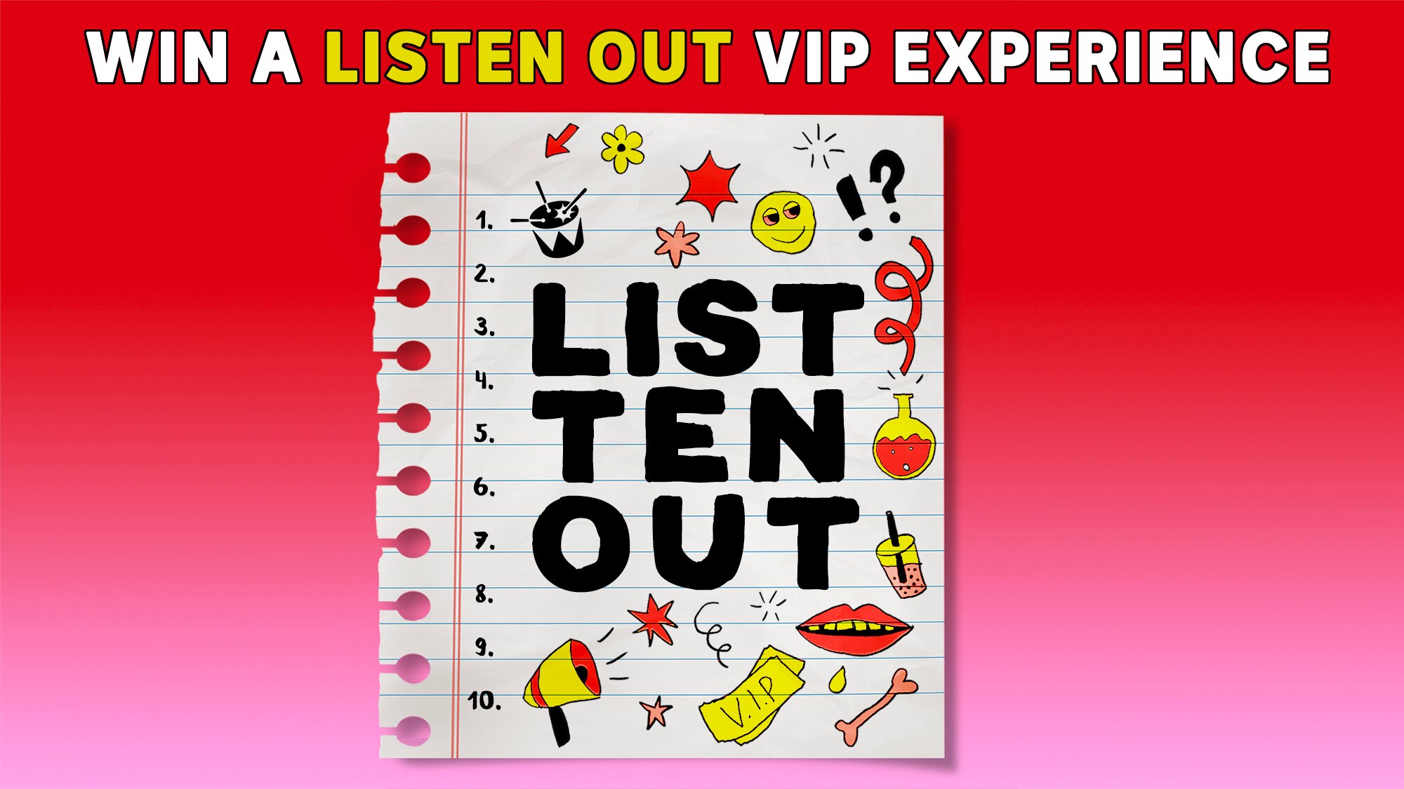 List Ten Out! Win a VIP Listen Out experience - triple j